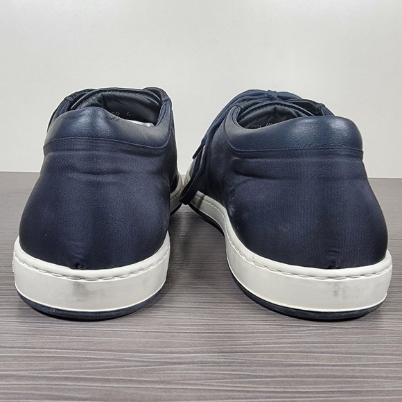 Giorgio Armani Nubuck With Leather Cap Toe Sneaker - Picture 5 of 10